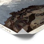 Poster 駒 ヶ 岳 頂, Pic de Komagatake, Yoshida, Bois (Coin)