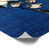 Poster 鳥と枝垂桜, 北斎 Bird and Weeping Cherry Tree, Hokusai (Coin)