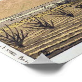 Poster 鳴 沢 の 士, Mont Fuji de Narusawa, Hasui Kawase (Coin)