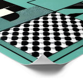 POSTER 민 트 패 턴 액 자 (Coin)