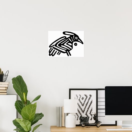 POSTER 0055BL (Bureau à domicile)