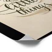 Poster 007 Profitez de petites choses Sticker (Coin)