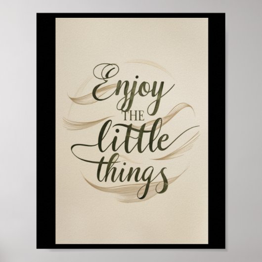 Poster 007 Profitez de petites choses Sticker (Devant)