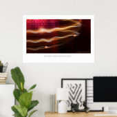 Poster 01001010100101101 | Cyber Monde (Bureau à domicile)