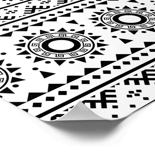 Poster 01012020 Motif ethnique tribal-02 (Coin)