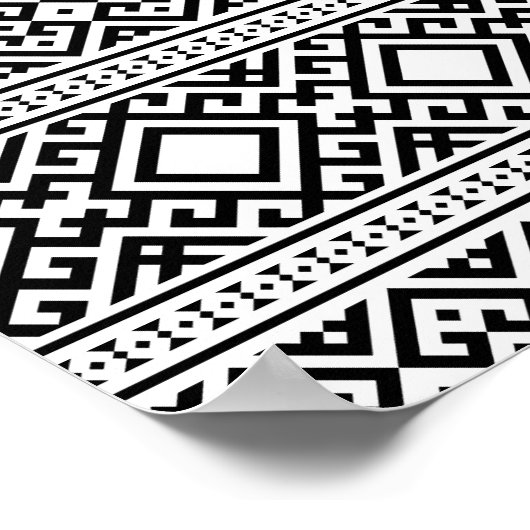 Poster 01012020 Motif ethnique tribal-05 (Coin)