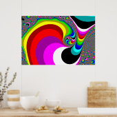 Poster 040 Obama - Art Fractal (Cuisine)