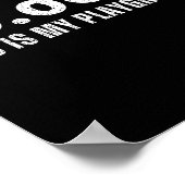 Poster ±0.0001 This Is My Playground Machinist Engineerin (Coin)