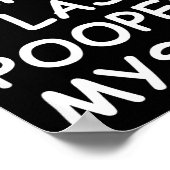 Poster 0 Days Since I Last Oped Myself, Funny, Jokes, Sar (Coin)