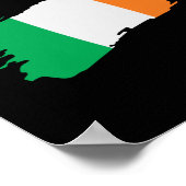 Poster 0% Irlandais 100% Kissable (Coin)