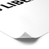 Poster 0% Liberal 0 Percent Liberal Funny Conservative Li (Coin)