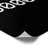 Poster 1000011 Code binaire pour 67 Drôle de mème technol (Coin)