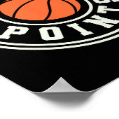 Poster 1000 Points Bysketbyll Scorer High School Bysketby (Coin)