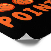 Poster 1000 Points Bysketbyll Scorer High School Bysketby (Coin)