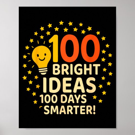 Poster 100 Bright Ideas 100 Days Smarter Design, 100 Days (Devant)
