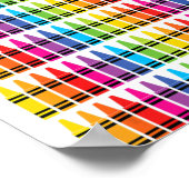 Poster 100 Days Of Crayons Shirt For Girls Kids 100th Day (Coin)