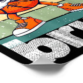 Poster 100 Days Of School Bruh Funny Kids Boys Dabbing Ba (Coin)