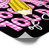 Poster 100 Days Of School Girls Coquette Bow 100th Day Of (Coin)