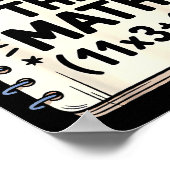 Poster 100 Days School Math Equation Do The Math 100 Funn (Coin)