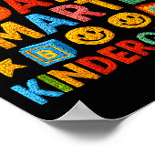 Poster 100 Days Smarter Kindergarten Milestone School Ach (Coin)