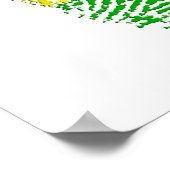 Poster 100% Ghanéen Ghana cadeaux de fierté ADN (Coin)