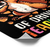 Poster 100 Jours Conduite Enseignant Nuts 100e Jour École (Coin)