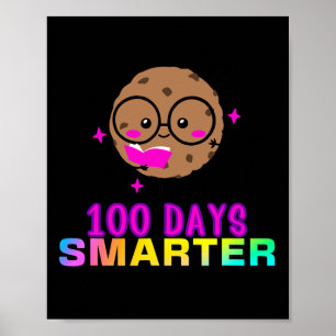 Poster 100 Jours Cookie Intelligent Avec Des Gles Plutôt 