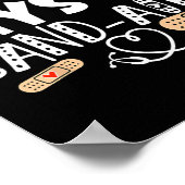 Poster 100 Jours D'Aides De Bande - Infirmière Scolaire 1 (Coin)