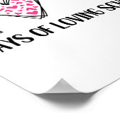 Poster 100 Jours D'Amour École 100E Jour D'École Enseigne (Coin)