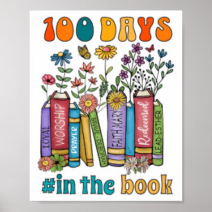 Poster 100 Jours Dans Les Livres Enseignant Vie École Cad