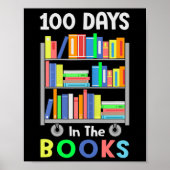 Poster 100 jours dans les livres Lecture Bibliothécaire P (Devant)