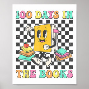 Poster 100 Jours Dans Les Livres Lecture Enseignant 100èm