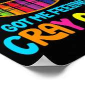 Poster 100 Jours De 3E Année M'A Fait Sentir Cray Cray (Coin)