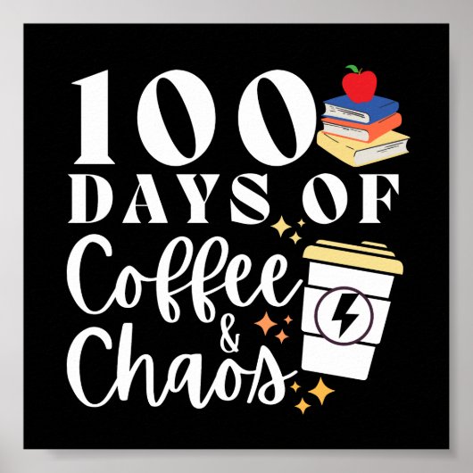 Poster 100 Jours De Café Et Chaos (Devant)