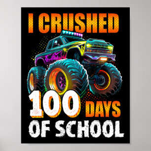 Poster 100 Jours De Camion Monster 100E Jour De Scho