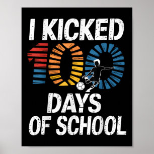 Poster 100 Jours De Chemise D'École Enfants 100E Jour O