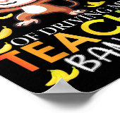 Poster 100 Jours De Conduite Mon Enseignant Bananes 100èm (Coin)