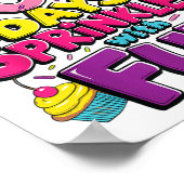 Poster 100 Jours De Cupcake Fun 100E Jour De (Coin)
