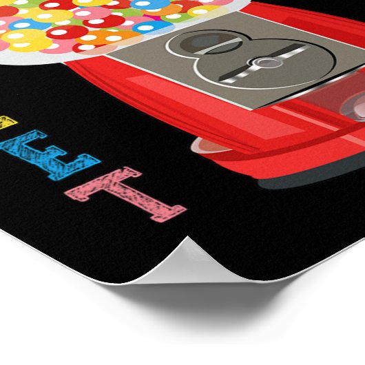 Poster 100 jours de design scolaire 100 jours de gumba sc (Coin)