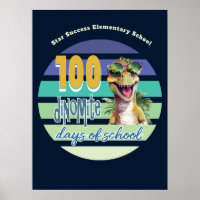 100 Jours de l'école Dinosaur Cool amusant école