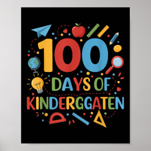 Poster 100 Jours De Maternelle 100E Jours De