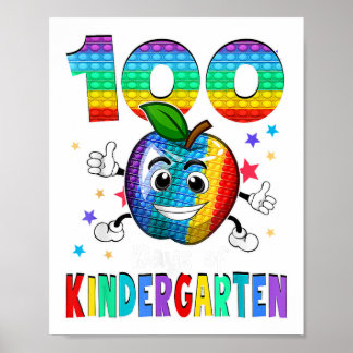 Poster 100 Jours De Maternelle École Joyeux 100E Jour Po