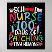 Poster 100 Jours De Patching Tiny Humans Nurse 100th Day  (Devant)