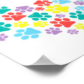 Poster 100 Jours De Pawsomesse Coeur 100e Jour École Chie (Coin)