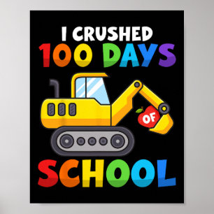 Poster 100 Jours De Thème Pour Les Enfants Qui Bu