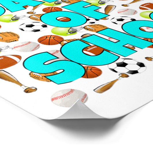 Poster 100 jours d'école (Coin)