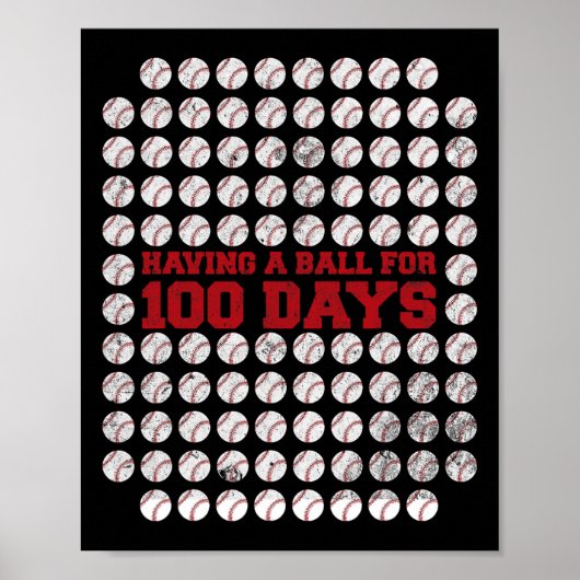 Poster 100 jours d'école Bysebyll 100e jour d'école Ki (Devant)