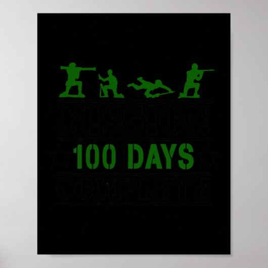 Poster 100 Jours D'école Complétés (Devant)