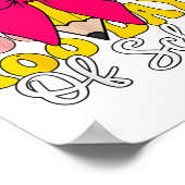 Poster 100 Jours D'École Coquette Bow 100E Jour De (Coin)