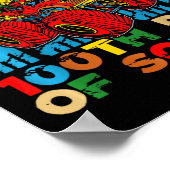 Poster 100 Jours D'École Crushing Le 100E Jour De Schoo (Coin)